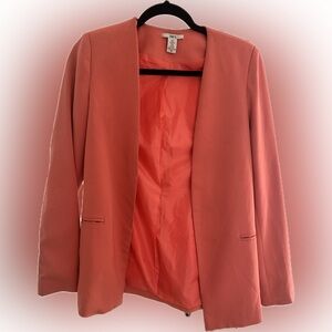 Bar III Vibrant Coral Blazer
